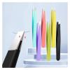 Eyebrow Tweezers Fine Hairs Puller Beard Hair Removal Plucker Stainless Steel Eye Brow Clips Makeup Tool(Purple Slant Tip) view 4