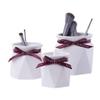 8KLANMMQ Cute Pen Holder Bucket Ceramic Makeup Brush Bucket Creative Desktop Eyeliner Eyebrow Pencil Storage Container (OneColor 3Pcs/Set) view 1