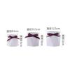 8KLANMMQ Cute Pen Holder Bucket Ceramic Makeup Brush Bucket Creative Desktop Eyeliner Eyebrow Pencil Storage Container (OneColor 3Pcs/Set) view 4