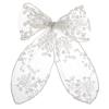 1 PCS Lace White Hair Bow, White Bow for Hair Clips, Lace Tulle Hair Bows with Long Tail, Cute Lace Hair Bow Hair Bowknot for Women and Girls view 1