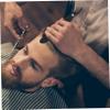 FRCOLOR Men Shaver Beard Trimmer Holder Razor Holder Stainless Steel Abs Material Compact Light Easy to Carry Present view 2
