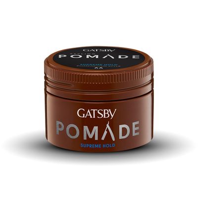 Pomade Wax for Supreme Hold, 2.64 Oz, Brown