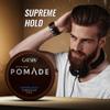 Pomade Wax for Supreme Hold, 2.64 Oz, Brown view 2