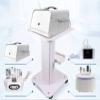 Salon Beauty Trolley 3 Tiers Beauty Salon Trolley Cart, PVC Salon Spa Rolling Trolley Stand Mobile Cart with Wheel Beauty Instrument Storage Tray, White view 3