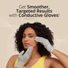 7E Wellness MyoLift Mini Bundle  Mini Microcurrent Facial Device with Conductive Eye Mask, Forehead & LipMasks, Conductive Gloves & RestoreGel Non-Invasive Skin Care for Anti-Aging & Skin Tightening view 4