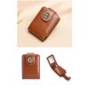 Lipstick Case with Mirror for Purse,Travel Cosmetic Mirror Lipstick Case Lip Gloss Bag Coin Purse Portable PU Leather Lipstick Pouch(Black) view 4