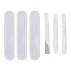3pcs Glass Nail File Set, Professional Fingernail File for Home and Nail Salon, Long Lasting, Dependable and Stable Performance, Fine Buffing, Easy to Carry for Nail Conditioning view 1