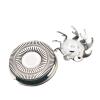 SGYYOFDP Shaver Replacement Blade 4 Heads Blades Shaver Head Replacement Blade,Compatible for Skull Shaver(Gold 4 pcs 1 Set) view 4