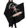 Custom Barber Cape Hairdresser Cape, Add Your Photo Text Logo Personalized Haircuts Shaves Salon Cape for Men, Customized Hair Cutting Cape for Barbershop view 2