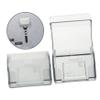 Didiseaon 2pcs Wall Mounted Razor Holder Bathroom Shaver Rack Easy Installation for Shower and Travel Use Detachable Fall Design for Smooth Surfaces view 3