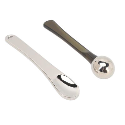 Brrnoo Eye Cream Applicator Tool, Zinc Alloy Eye Roller Ball for Serum Application Massage Stick Beauty Scoop Dispenser with Cooling Massager Function