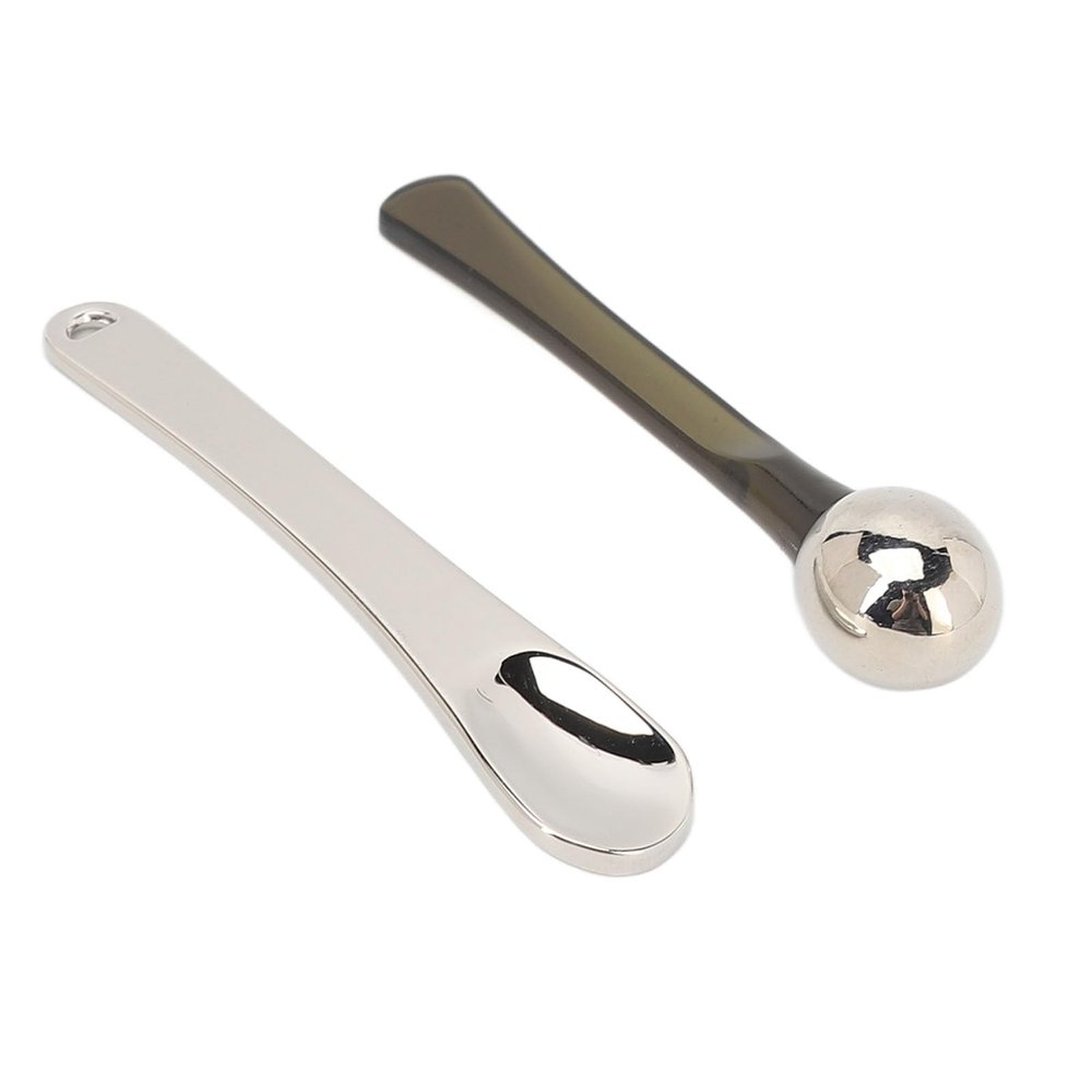 Brrnoo Eye Cream Applicator Tool, Zinc Alloy Eye Roller Ball for Serum Application Massage Stick Beauty Scoop Dispenser with Cooling Massager Function