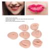 7Pcs Soft Silicone Flexible Model Body Part Displays Set, Body Piercing Practice Model Simulation Ear Eye Nose Mouth Tongue Belly Button Model for Novice Piercer Practice Tool (2) view 4