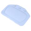 Thick Foam Spa Pillow with Suction Cup, PVC Bathroom Rest Foam Design Neck Cushion 21 * 31cm Orange Light Blue White Suitable for Bathroom view 4