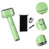 ChuYiElegance USB Mini Shaver for Men with Brush, Portable Facial Hair Trimmer for Travel, Green view 2