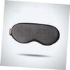 ADOCARN USB Heated Steam Eye Mask for Insomnia Treatment and Fatigue Recovery Washable Grey Blindfold for Home Office and Travel Use view 3