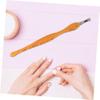 FRCOLOR 30pcs Nail Cuticle Remover Cuticle Pusher Smooth Handle Nail Art Accessories view 3