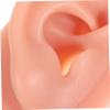 BIUDECO 2pcs Practice Piercing Silicone Human Ear Models Professional Training Supplies Realistic Ear Tunnels view 3