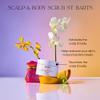 OUAI St. Barts Scalp & Body Scrub Bundle - Foaming Coconut Oil Sugar Scrub & Gentle Scalp Exfoliator Cleanses, Removes Buildup & Moisturizes Skin - Sulfate Free Body Care (2 Count, 3.4 Oz/8.8 Oz) view 4
