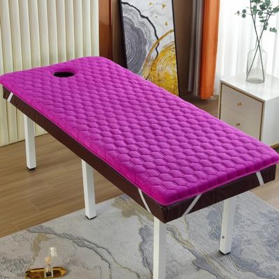 Purple,190 * 80cm,LDLCYCN Massage Table Lash Bed Mattress Topper Memory Foam Massage Bed Mattress Topper 7Cm Beauty Salon Bed Mattress with Breath Hole Massage Accessories Protective Pad