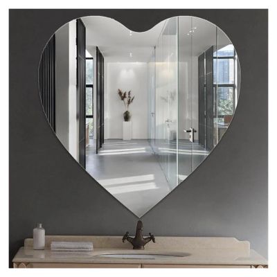36x36 Inch Shaving Full Body Mirror Large Toilet Irregular Hairdressing Magnifying Makeup Mirror Decorative Shower Mirror,Mirrors