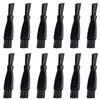 LinMei 12PCS Electric Shaver Cleaning Brush Double-Sided Nylon Bristles with Non-Slip Handle for Razors Trimmers Hair Clippers (Black) view 1
