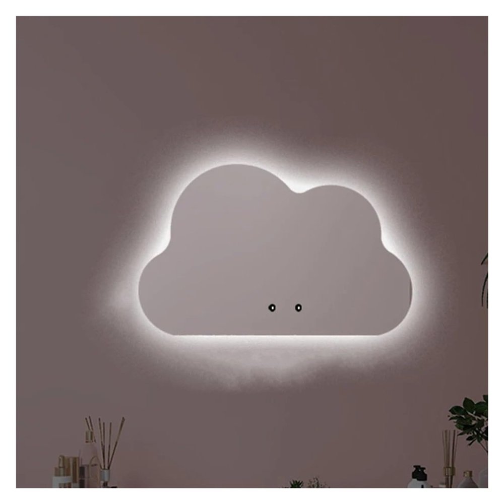 21x34 Inch Irregular Shower Mirror - Modern Aesthetic Makeup Bathroom Mirror Hairdressing Odd Shape Mirror,Mirrors
