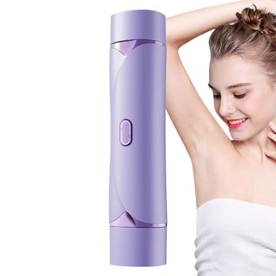 Bikini Trimmer for Women, Effortless Double Heads Electric Razors for Women, Comfort Pubic Hair Trimmer Women with Type-C Fast Charging, Cordless Women Electric Shaver, for Body and Face