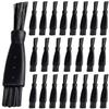 LinMei 24PCS Electric Shaver Cleaning Brush Double-Sided Nylon Bristles with Non-Slip Handle for Razors Trimmers Hair Clippers (Black) view 1