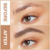 5 Pcs Ultimate Eyebrow Retractable Definer Pencils,Dual-Sided Natural Soft Textured Eyebrow Pencil, for Daily Look Eyebrow Makeup,Brow Brush,Fine Tip (black+3*milk tea+grey) view 3