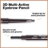 5 Pcs Ultimate Eyebrow Retractable Definer Pencils,Dual-Sided Natural Soft Textured Eyebrow Pencil, for Daily Look Eyebrow Makeup,Brow Brush,Fine Tip (black+3*milk tea+grey) view 4