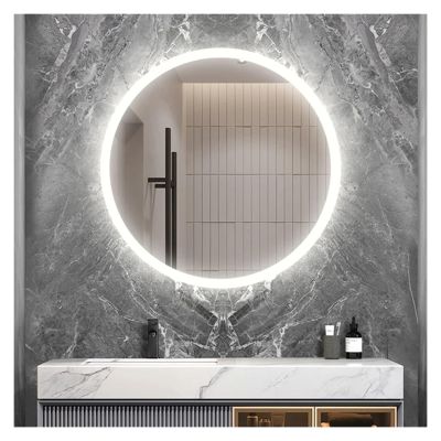32 Inch European Smart Mirror Shower Fogless Shaving Heater Bathroom Mirror Illuminated Lights Mirror,Mirrors
