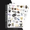 101PCS Dragon Temporary Tattoo Stickers, Dragon Decoration Sticker Gifts Book Lover Gifts for Fans Women Men Gifts view 3