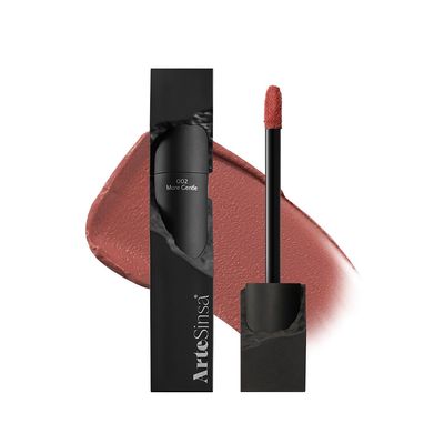 ArteSinsa Silky Blur Tint 5 Colors | Soft Velvet Texture & Semi-Matte Finish | Long-Lasting & Close-adhering, Blurring effect, Subtle Shades | Korean Lip Stain (002 More Gentle, 0.1 Fl oz)