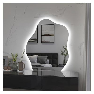 24x32 Inch Hairdressing Odd Shape Mirror Irregular Shower Mirror - Modern Aesthetic Makeup Bathroom Mirror,Mirrors