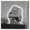 24x32 Inch Hairdressing Odd Shape Mirror Irregular Shower Mirror - Modern Aesthetic Makeup Bathroom Mirror,Mirrors view 1