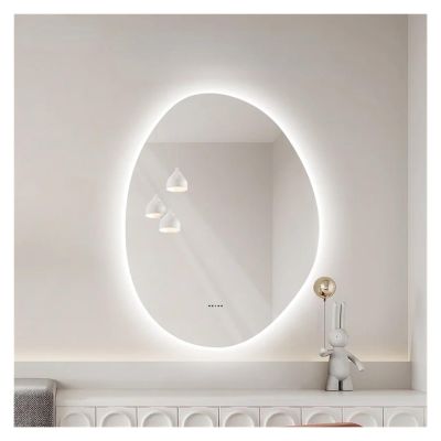 24x34 Inch Round Decorative Bath Mirrors Washroom Decorative Self Haircut Gold Wall Shower Bath Mirrors,Mirrors