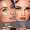 5 Pcs Ultimate Eyebrow Retractable Definer Pencils,Dual-Sided Natural Soft Textured Eyebrow Pencil, for Daily Look Eyebrow Makeup,Brow Brush,Fine Tip (3*Mudium Brown+2*Grey) view 2