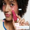 2aN Pocket Cotton Blurring stick (03 Berry Milk, 0.12oz)  2-in-1 Lip and Cheek Soft Blur Stick, Cloudy Matte Finish, Tone-on-Tone Makeup, Lightweight Watercolor Texture view 4