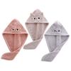 LODPWUY 1 Set Cat Hair Drying Towel Microfiber Hair Towel Shower Towels Bath Hair Dry Hair Turban Hair Dry wrap Turban Hair Turbans for Wet Hair spa Child Coral Fleece Cute Bandanna Bag/1017 view 1