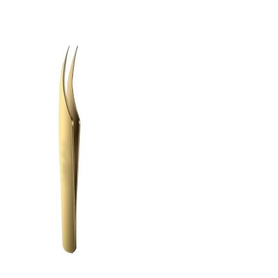 Anti-static Straight Eyelash Extension Tweezers Industrial Precision Curved Straight Lash Eyebrow Tweezers Makeup Tools(Dolphin)