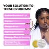 Moona Jolie Lip Kit | Hydrating Lip Cream & Organic Exfoliating Scrub - Nourish, Protect, Balances Hue and Revitalize Lips with Vitamin C, Kojic Acid, and Jojoba Oil view 4