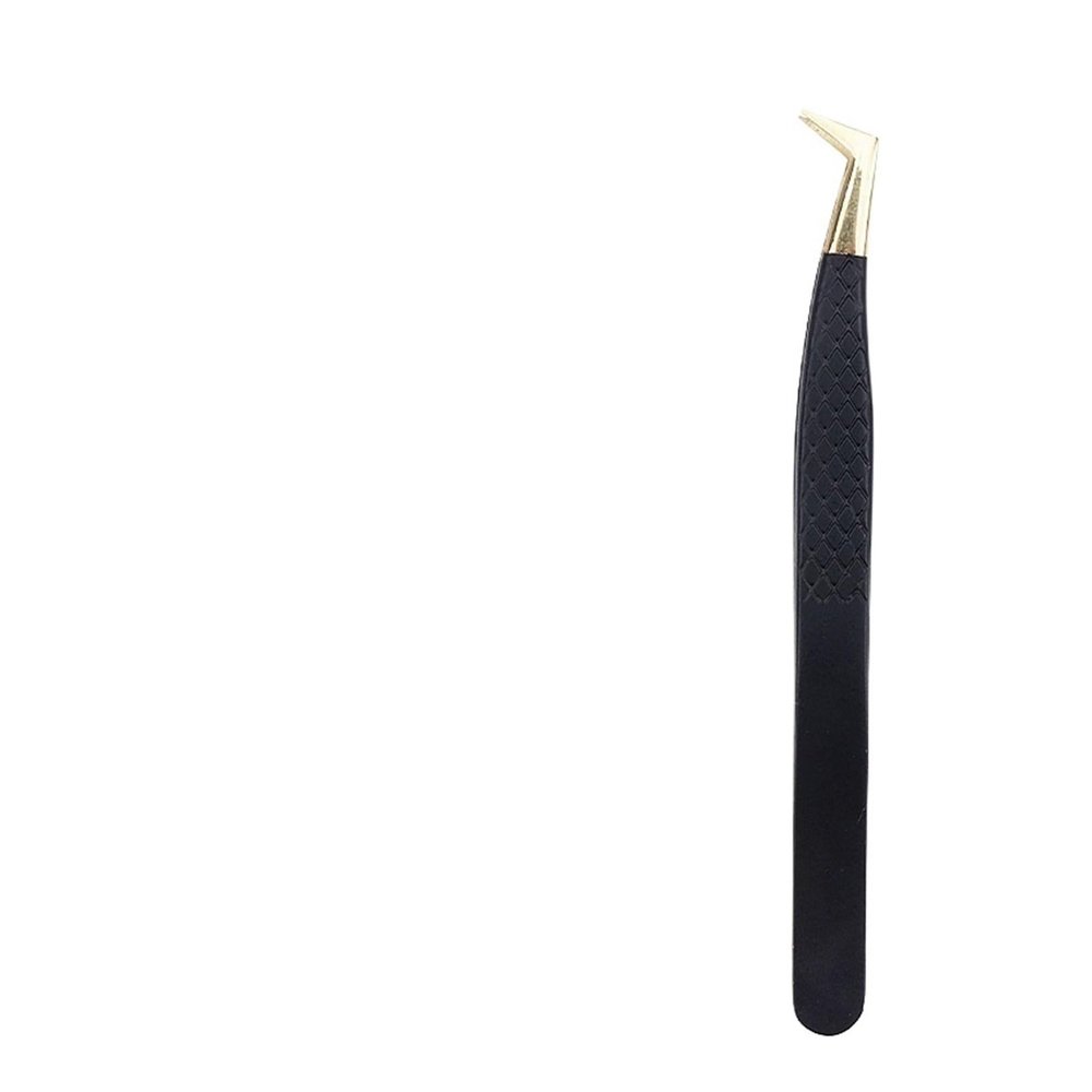 Anti-static Stainless Steel Eyelashes Tweezers Lashes Extension Supplies Industrial Precision Eyebrow Tweezer Makeup Tools(AA291-06)
