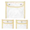 12 Pcs Pvc Transparent Bag Change Pouch Clear Toiletry Bags Money Storage Pouch Mini Cosmetic Bag Clear Makeup Bags Travel Wash Bag Cards Storage Bag Document Folders Clear Wallet/1211(Transparentx4pc view 1
