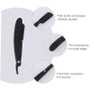 FOMIYES Beard Trimmer Holder Razor Holder for Men Shaver Hair Eyebrow Sturdy Stainless Steel Compact Size Present for Dad view 2