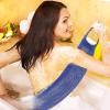 2 Pieces African Exfoliating Net, African Net Sponge Exfoliating Back Scrubber for Shower Long Shower Sponges Loofahs for Women Men Body Washing Accessories view 3