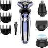 Electric Shavers for Men, Mens Electric Razor, Dry Wet Waterproof Man Rotary Facial Shaver Face Shaver Cordless Travel USB Rechargeable with Beard Trimmer for Husband Shaving view 1