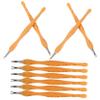 FOMIYES 40pcs Stainless Steel Nail Cuticle Remover Tool Ergonomic Nail Pusher and Trimmer -skid Handles for Professional Manicure and Pedicure Salon view 3