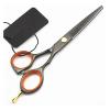 5.5 Inch Professional Hair Cutting Shears  Black Hair Scissors, Thinning Shears, Ergonomic Design, Stainless Steel Hairdresser Scissors Kit for Hair Cutting and Pet Grooming view 2