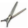 5.5 Inch Professional Hair Cutting Shears  Black Hair Scissors, Thinning Shears, Ergonomic Design, Stainless Steel Hairdresser Scissors Kit for Hair Cutting and Pet Grooming view 4